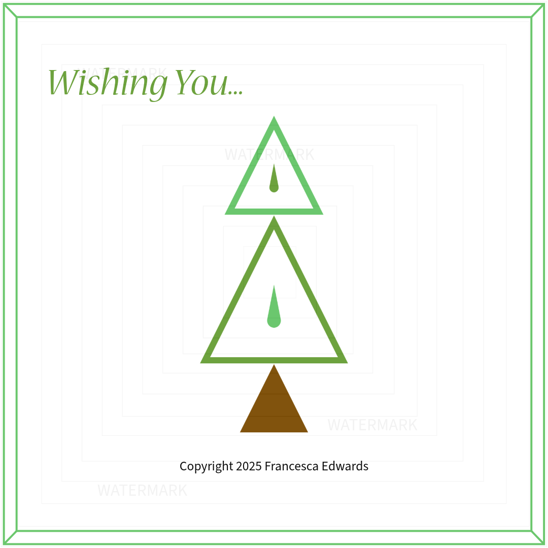 Cards: C1 ‘Wishing You…’ Xmas Cards (For a limited time only!)
